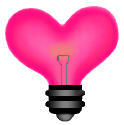 heartshaped lightbulb